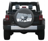 Wildlife Series Soft Tire Cover - Elk