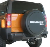 Rigid Tire Cover - Hummer H3 (05-10) - Black-Textured