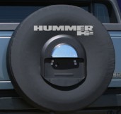 Soft Tire Cover - Hummer H2 (05-10) - Non-Reflective Logo
