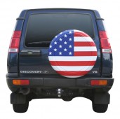 Rigid Tire Cover - American Flag 
