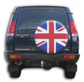 Rigid Tire Cover - Union Jack - Red, White and Blue