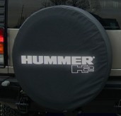 Soft Tire Cover - Hummer H2 (02-04) - Non-reflective Logo
