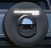 Soft Tire Cover Hummer H2 (05-10)  - Reflective Logo